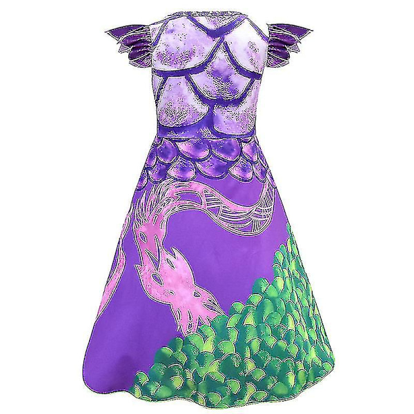 Descendants 3 Audrey Mal Børnepige Performance Fancy Up Kostume Uge G 5-6 Years