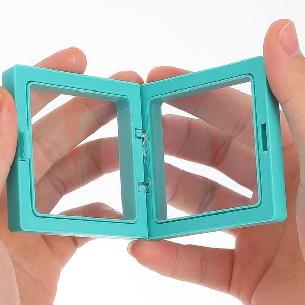 6st Displayfodral Ram Displayfodral Hållare Plast Mångsidig Smyckesorganisatör