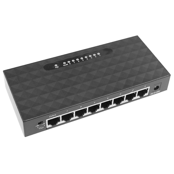 8-Ports Hub 1000Mbps Gigabit Ethernet Desktop Switch