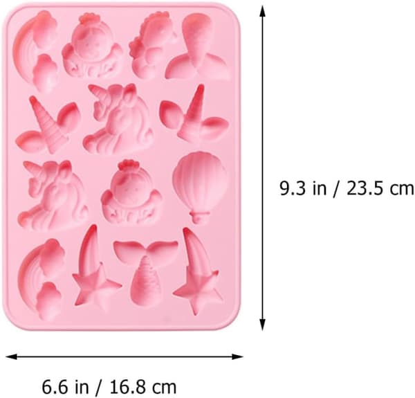 2 stk havfruehale silikonform kakeverktøy for fondant, baking