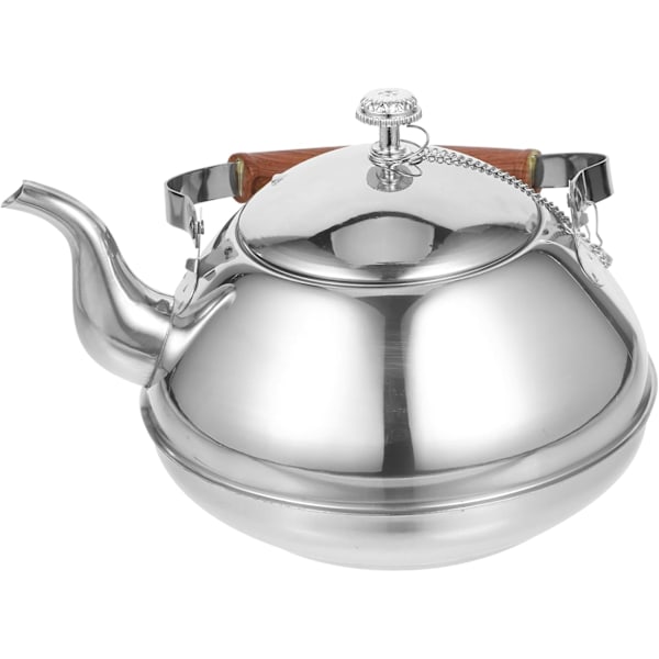 Rustfri stål tekande med fin si og infuser, tekedel med stor kapacitet til hjemmerestaurant