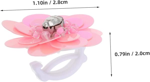 4st Flash Diamond Flower Skoblomma Applikationer Pärlbroderier