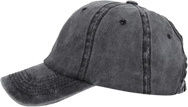 Solid Mote Baseball Cap Sommer Solhatt for Kvinner og Menn Bomullsmateriale