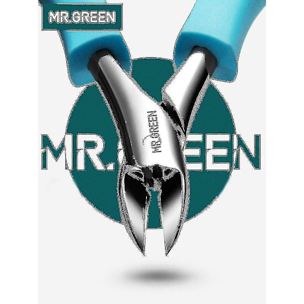 Mr.green Negleklipper Manicure Værktøjer Professionel Rustfrit Stål Tykke Tånegle Indgroede Neglebånd Knibtang Trimmer Tang Saks MR-1033BU Plus