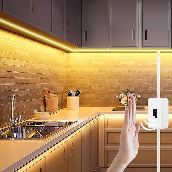 LED-remsa Bakgrundsbelysning USB Rörelsesensor 5m DC5V Kök