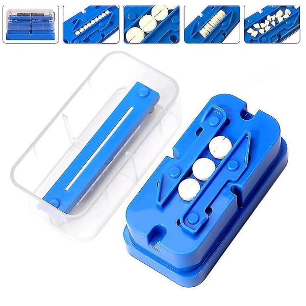 Tablet Pill Cutter Præcis Cut Splitter Rund Dispenser
