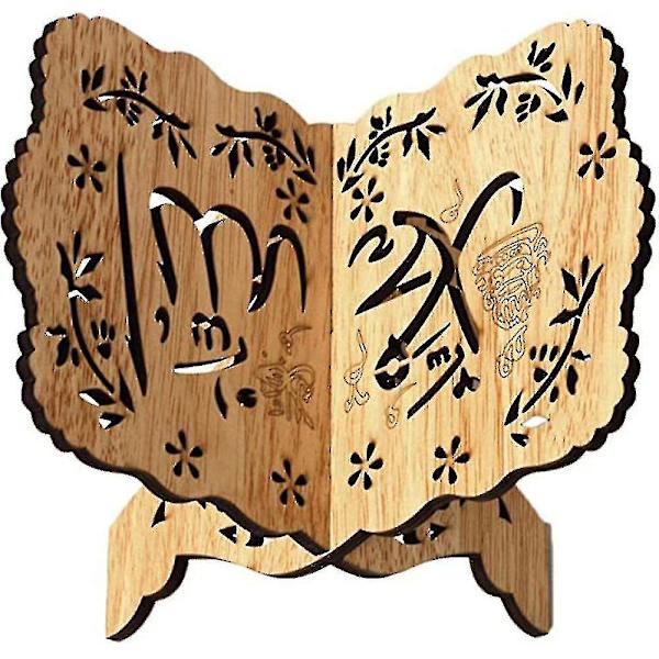 Koraanin teline, pyhä kirja teline, puinen Eid al-Fitr teline, A-yuhao