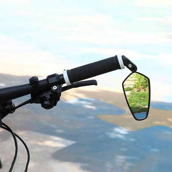 2st Cykelbackspeglar Styre Backspeglar Reflektorspeglar med Vikbar Akryldesign