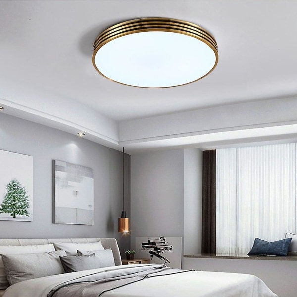 40cm Circle Design Loftslamper Kobber Messing Moderne