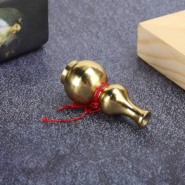 Bronsgurka Feng Shui Staty Trädgårdsprospéritet Buddhistisk Dekoration
