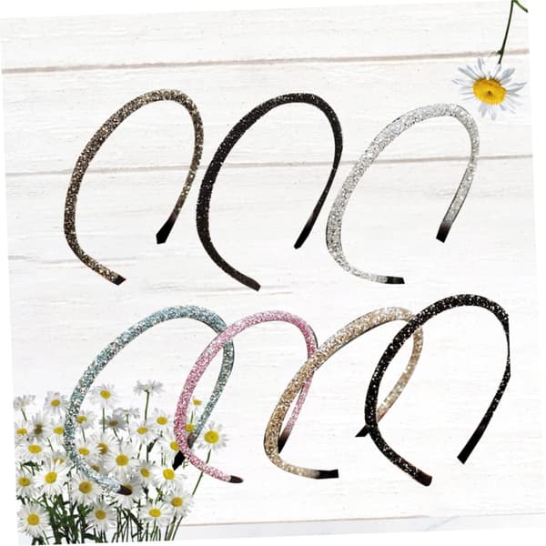 7 stk. Rhinestone Hårbånd Hodebånd Hårpynt til Brudebryllup Rhinestone Hodeplagg
