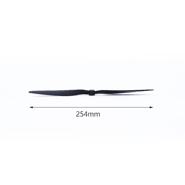 1045 Svart Röd Nylon Propeller för Hexa Multicopter