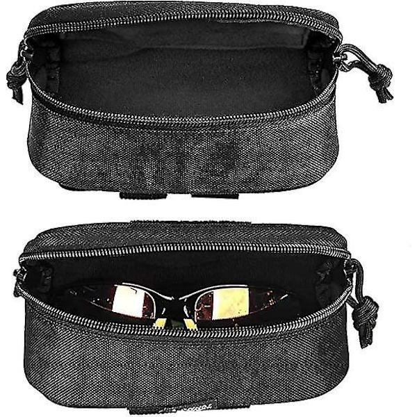 Briller Hard Case Taktisk Molle Solbriller Etui Sort 1stk