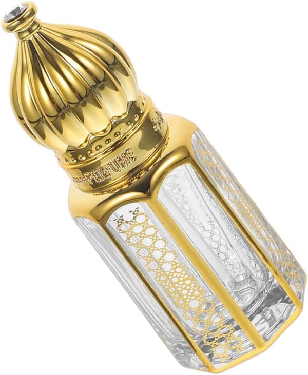 6 ml eterisk olja rollerflaska bärbar påfyllningsbar glasparfymflaska