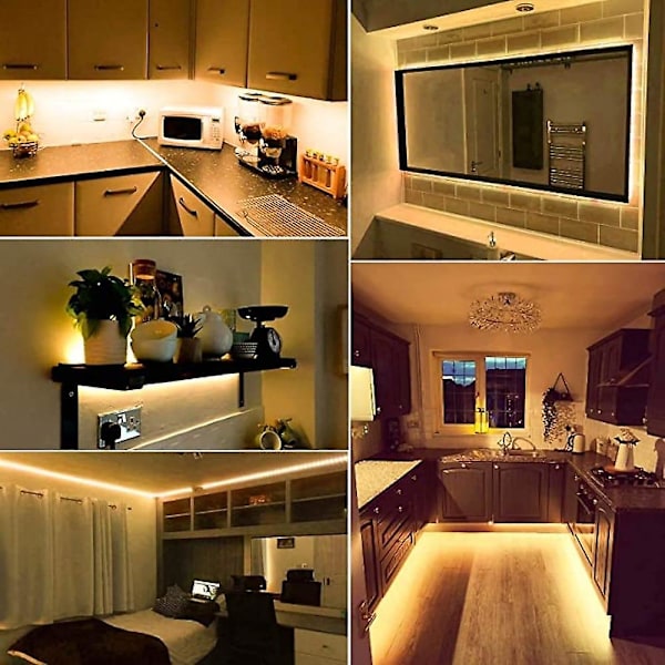 Led Stribelys Batteridrevet 9.8ft 90 Led Lystauv