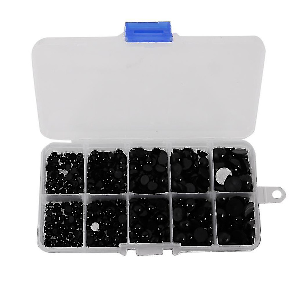 760 Stykker 4-10mm Runde Flat Dukker For Dukke Dyr DIY Lagging