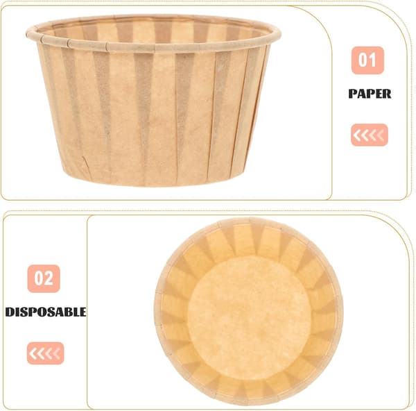 50 stk. baketilbehør Bakekopper Engangs fortykkede papir cupcake-kopper