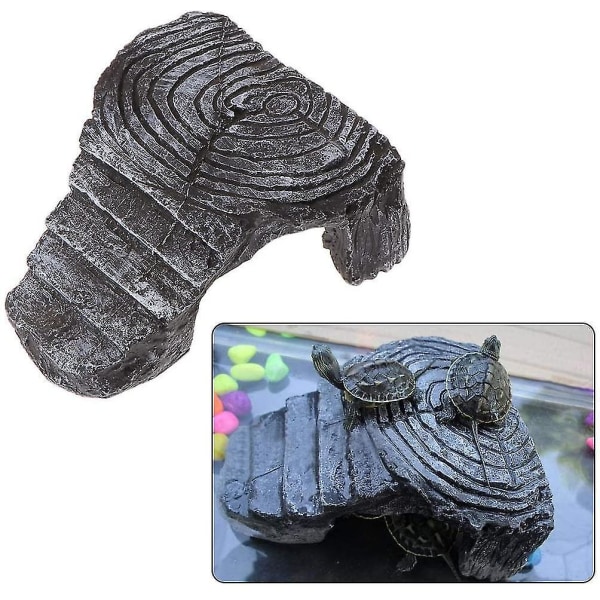 Reptil Platform Skildpadde Akvarium Dekoration Trapper Holdbar