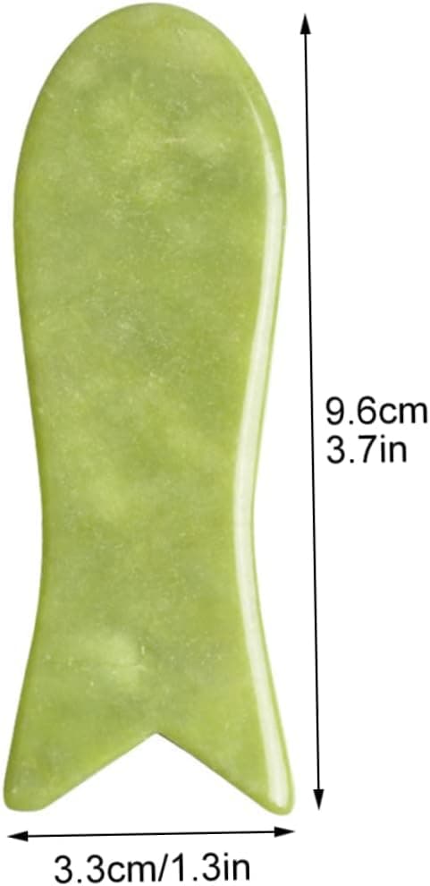 2 stk. Jade Glatte Skrapebrett Gua Sha Brett for Kroppsskraping