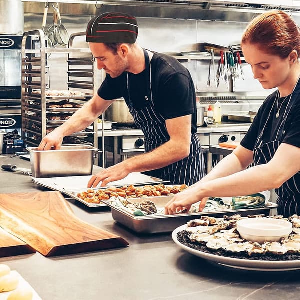 Kockmössa med Justerbar Rem Kockköksmössa Restaurangkockmössa P