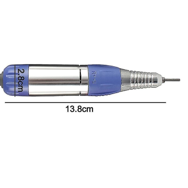 Elektrisk Nail Drill Machine, Elektrisk Nail Art Drill Håndtak Manikyr Pedikyr Verktøy