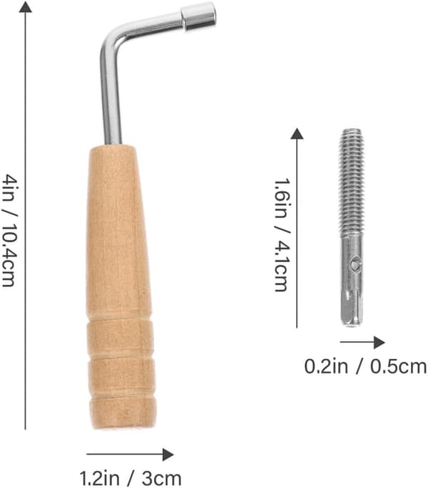 Lyra Harpa Strängstämningsstift Professionella Tillbehör Koncis och Enkel Design Trä