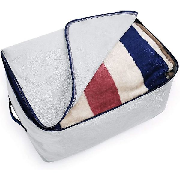 Canvas Opbevaringspose, Ekstra Stor Opbevaringspose Til Tøj/Sweatre/Dyner/Sengelinned/Dyner/Puder/Tæpper Osv.