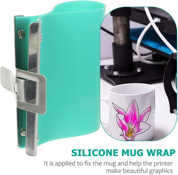Silikonkoppklemme og -omslag for 15oz kopper Varmetransfer Sublimeringskoppholder Solid omslagsform