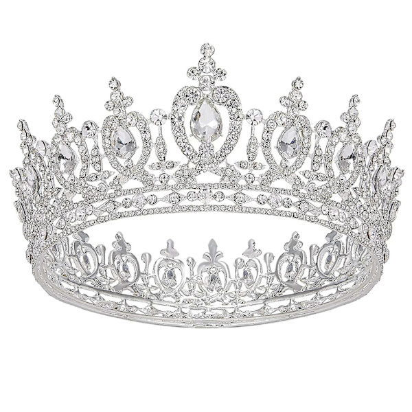 Bryllupskrone Tiara Krystall Bursdagskrone
