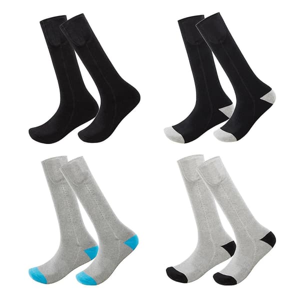 5-pack Damstrumpor i Ull, Vintervarma, Tjocka Stickade Crew