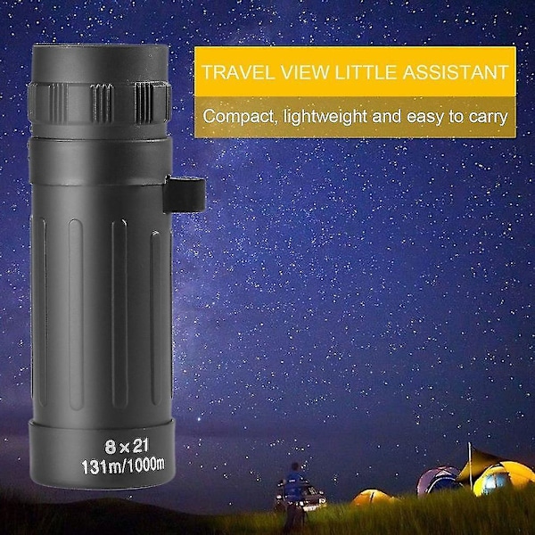 Kompakt Monokular Teleskop 8x21 Sport Camping Jagt