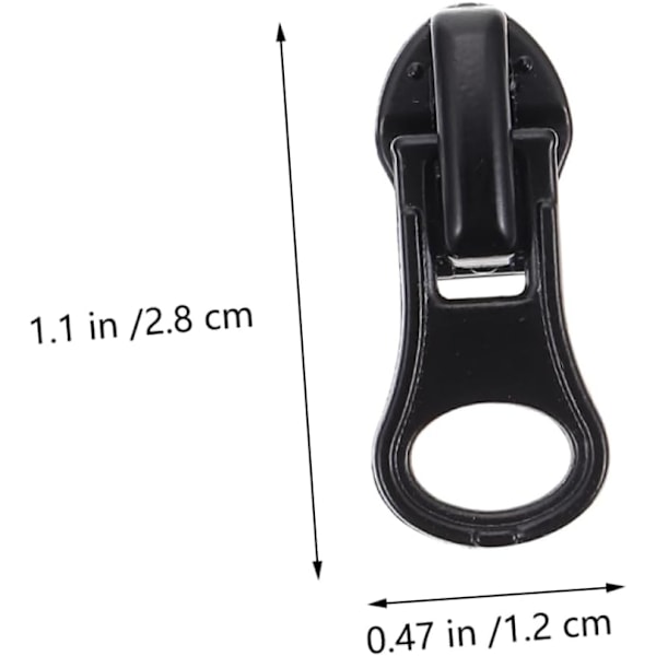 St Zipper Kit Ersättningsdragkedjor för Skadade Dragkedjor