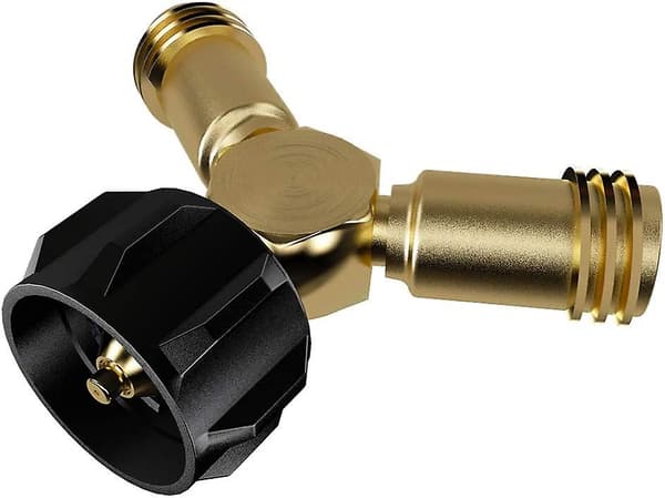 Propan Tank Y-förgrening, Propanadapter 2-vägsventil
