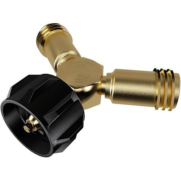 Propan Tank Y-splitter, Propan Adapter 2-vejs Ventil