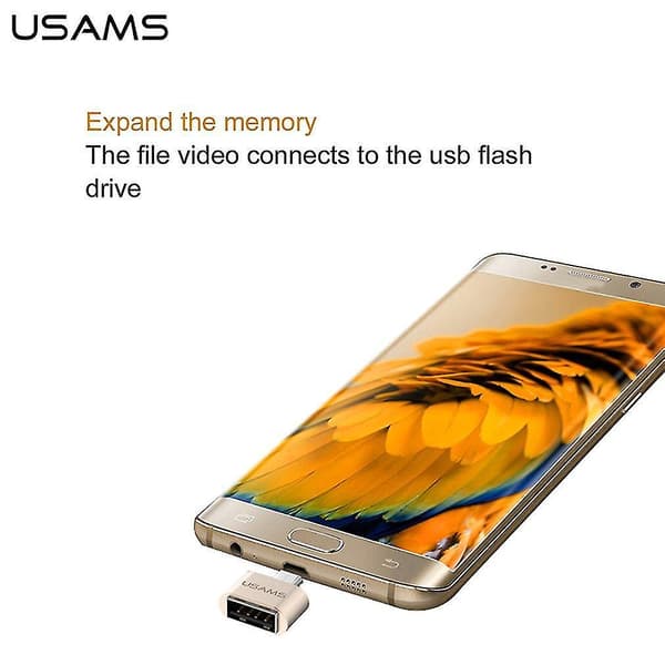 Lille Micro USB til USB 2.0 Konverter til Mobiltelefoner