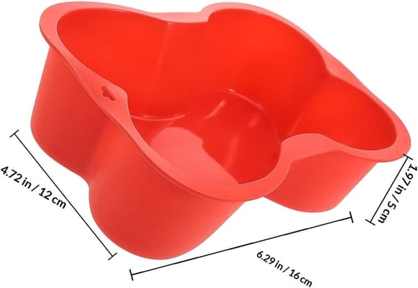 1 stk. beinformet kakeform i silikon, gjenbrukbar, enkel å løsne, bakeverktøy for DIY-baking