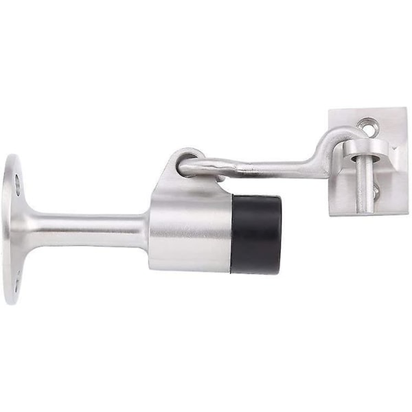 Door Stopper Wall Mounted Rubber Buffer Doorstop Sus 304 Stainless Steel Brushed Finish