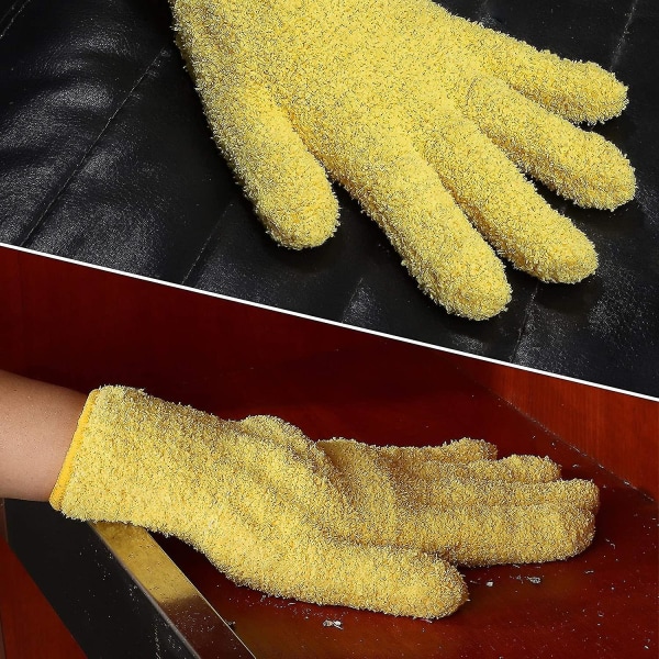 Microfiber Auto Dust Cleaning Vanter Handsker Genanvendelige Dust Vanter