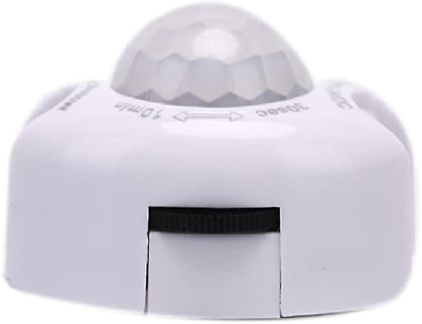 Rörelsesensor DC 24V Ljusströmbrytare Rörelseaktiverad Timer Automatisk PIR Rörelsesensor LED-remsa Ljus