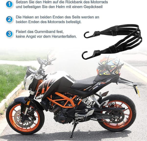 2 stycken bagagerumsremmar, elastisk rem med krok, korta remmar present