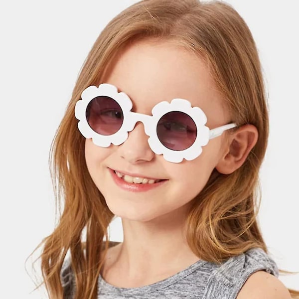 Børn Rund Blomst Søde Småbørns Solbriller Uv 400 Beskyttelse Børn Pige Dreng Gaver c9ea | Fyndiq