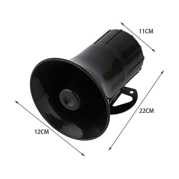 12V 50W 7 Lyds Horn Motorcykel Bil Alarm Sirene