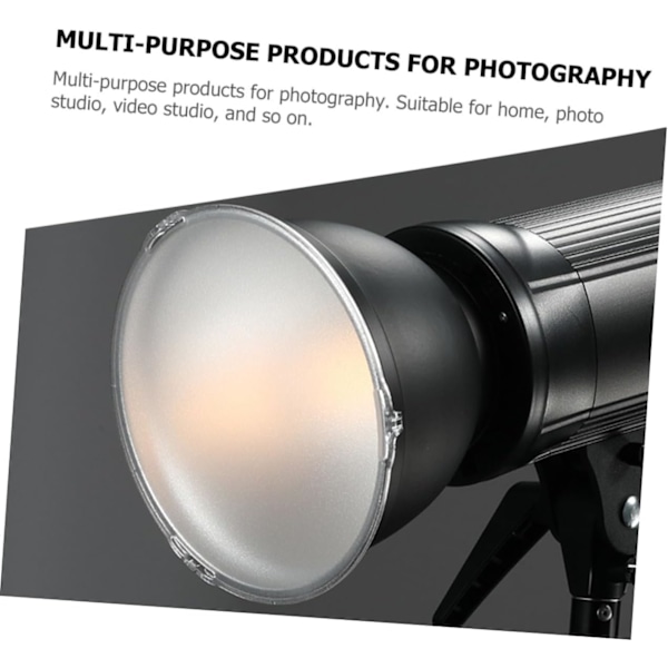 Fotodiffusorkåpa för Studiobelysning Material Reflekterande och Mjukgörande Effekt Lätt att Installera och Ta Bort