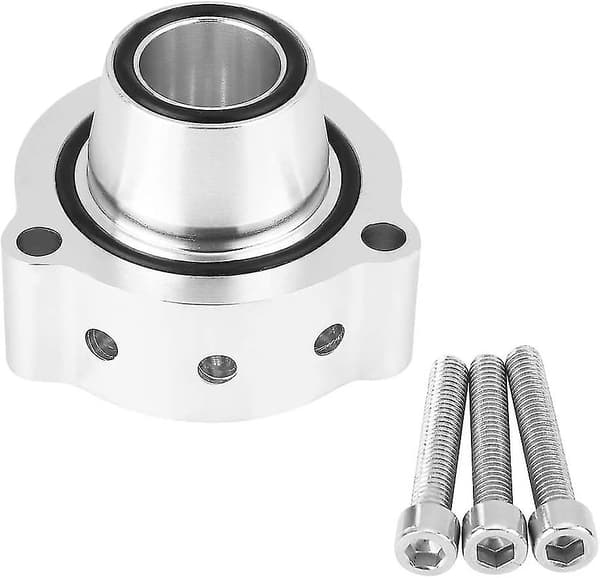Aluminium eksosventil-dumpadapter for turboladede motorer (sølv) (1 stk)