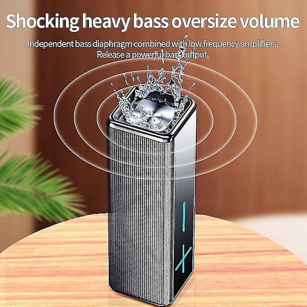 Mc V13 Bluetooth-högtalare Bärbar Trådlös Tws Subwoofer