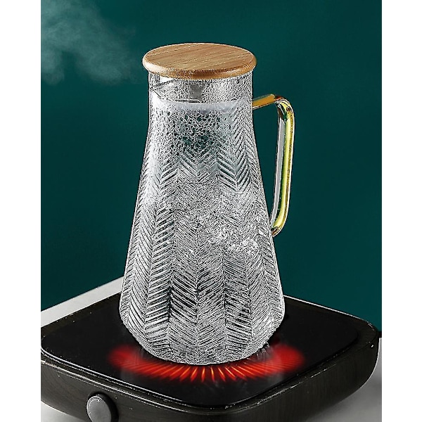 3 stk. Glas Vandkande Kold Kande Tepotte Pitcher