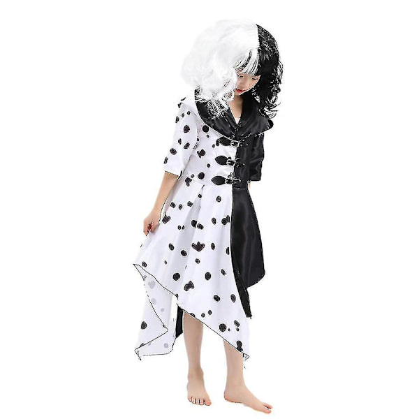 Cruellan Asun Kello + Hanskat Sarja Tytöille Masquerade Fancy Up Asut L