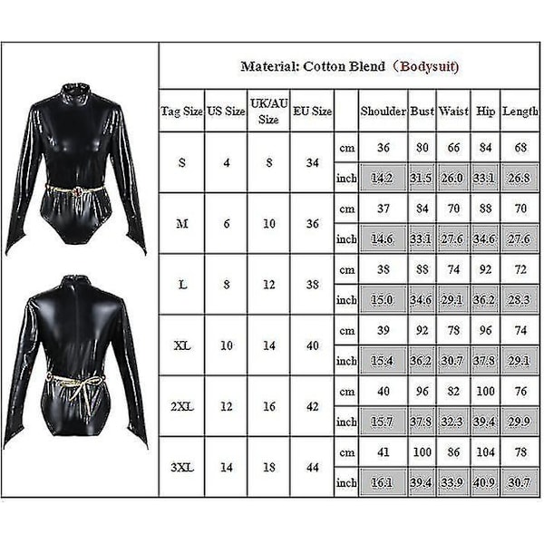 Teen Titans Kostym Bodysuit med Kläder Set Fancy M