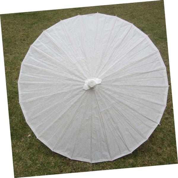 2 stk. blank papirparaply DIY tegne-paraply for gutter og jenter håndverk uferdig for håndlagde kunstprosjekter