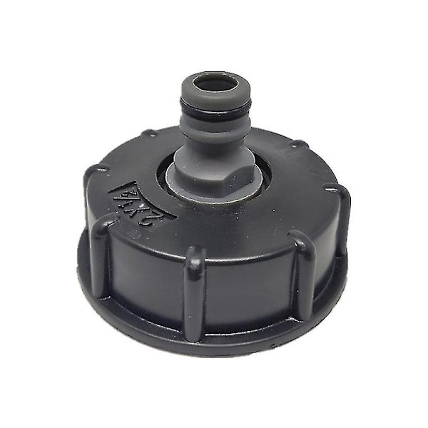 Plast IBC Adapter Connector Slange Lås Vannrør Tap Tank Tilbehør For IBC 60mm Grov Tråd 1stk-svart